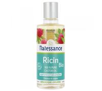 Natessance Olio di ricino Biologico del commercio equo e solidale 100ml - Olio cosmetico