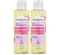 Natessance Olio di Rosa Musquée Previene del Invecchiamento/Ripara, 100 ml (Confezione da 2)