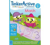 Nathalie Le Du TinkerActive Early Skills Math Workbook Ages 3+ (Tascabile)