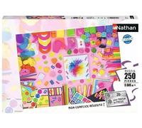 Nathan 12004297 - Puzzle per bambini, 250 pezzi, per bambini o bambini da 8 anni, in cartone spesso e resistente, per bambini, motivo: artista