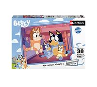 Nathan- Puzzle 30 pièces-Heure de dormir Bluey Bingo Bambini, Multicolore, 4005556861637