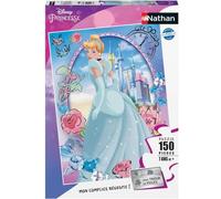 Nathan - Puzzle per bambini - 150 pezzi - Wonderful Cinderella - Disney - Ragazze o ragazzi dai 7 anni - Puzzle di alta qualità - Cartone spesso e robusto - Cenerentola - 86221