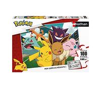 Ravensburger- Puzzle 100 pièces-Pikachu et Les Pokémon Bambino, Multicolore, 4005556867745