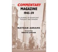 Nathan Abrams Commentary Magazine 1945-59 (Copertina rigida)