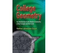 Nathan Altshiller-Court College Geometry (Tascabile)