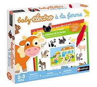 Nathan - Baby Electro Presso la Fattoria - Scoperta degli Animali della Fattoria - Gioco educativo elettronico - 1 Penna Sonora e Luminosa Inclusa - per Bambini dai 2 ai 3 Anni