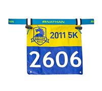 Nathan - Cintura con numero di gara, colore: Blu atomico, N/A