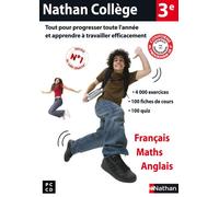 Nathan collège 3 ème français maths anglais : CD-ROM