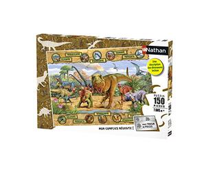Nathan- Dinosauro Puzzle-Specie di Dinosauri-150 Pezzi, Colore Altro, Norme, 86836