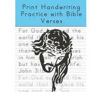 Nathan Frey Print Handwriting Practice with Bible Verses (Tascabile)