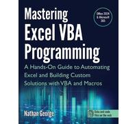 Nathan George Mastering Excel VBA Programming (Tascabile)