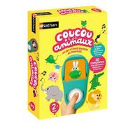 Nathan - Hello the Animals - Gioco di Risveglio Sonoro e Musicale - 20 Rime da Ascoltare - Gioco Educativo Elettronico - 3 Modalità - Scoperta, Domande, Ascolto - Dai 2 anni