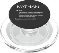 Nathan Is The Best Funny Name Definition Nathan PopSockets PopGrip per MagSafe