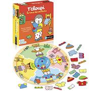 Nathan - La ruota dei colori T'choupi - Gioco educativo e cooperativo per bambini dai 3 anni da 2 a 4 giocatori