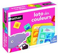 Nathan - Loto dei colori - Gioco educativo per iniziare a giocare a colori dai 2 anni