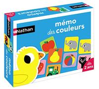 Nathan- Memo 31616 - Gioco educativo per associare Immagini e Colori a Partire dai 2 Anni