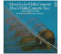 Nathan Milstein (Violin) - Concerto In E Minor, Concerto No.1 In G Minor - Felix Mendelssohn-Bartholdy - Max Bruch - Nathan Milstein, Philharmonia Orchestra, Leon Barzin LP