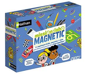 Nathan - Mission Labo Magnetic - Kit scientifico ed educativo con esperienze sicure e divertenti - Bambini da 6 anni