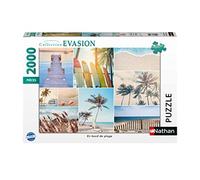 Nathan - Puzzle Collezione Evasion - Fronte spiaggia - 2000 Pezzi