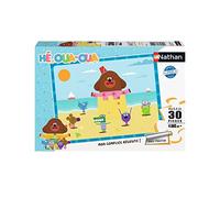 Nathan- Puzzle 30 pièces à la Plage/Hé, Oua Hey Dugee Bambino, Colore Marrone Chiaro, 4005556861422