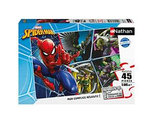 Nathan- Puzzle 45 Pezzi-Titolo Non definitivo/Spider-Man Ultimate Bambini, 4005556861859
