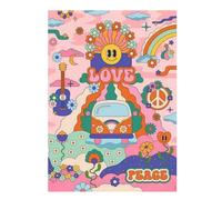 Nathan Puzzle da 1000 pezzi - Hippie Cha Cha Pop per gli amanti dei puzzle - Nouvo