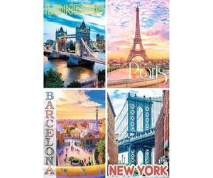 Nathan - Puzzle da 1500 pezzi - Le città più belle del mondo - Adulti e bambini dai 14 anni - Puzzle di alta qualità - Urban Collection - 12000927