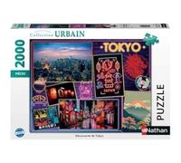 Nathan - Puzzle da 2000 pezzi - Discover Tokyo - Adulti e bambini dai 14 anni - Puzzle di alta qualità - Urban Collection - Giappone - 12001091
