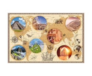 Nathan - Puzzle da 3000 pezzi - Meraviglie del mondo moderno - Adulti e bambini a partire dai 14 anni - Puzzle di alta qualità - Misura perfetta - Collezione Escape - 12001548