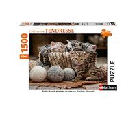 Nathan- Puzzle Palline di Pelo e gomitoli di Lana, 1500 Pezzi, 87790