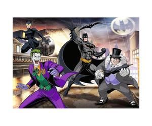 Nathan - Puzzle per bambini - 100 pezzi - I nemici di Batman - Ragazza o bambino a partire dai 6 anni - Puzzle di alta qualità - Cartone spesso e resistente - Batman - 86224