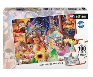 Nathan - Puzzle per bambini - 100 pezzi - Le fate - Ragazza o bambino a partire dai 6 anni - Puzzle di alta qualità - Cartone spesso e resistente - Fantastico - 12001139