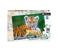 Nathan - Puzzle per bambini - 150 pezzi - Baby tiger - Ragazze o ragazzi a partire da 7 anni - Puzzle di alta qualità - Cartone spesso e resistente - Animali - 86154
