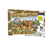 Nathan - Puzzle per bambini - 150 pezzi - Specie di dinosauri - Ragazze o ragazzi a partire dai 7 anni - Puzzle di alta qualità - Cartone spesso e resistente - Dinosauri - 86836