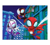 Nathan - Puzzle per bambini - 30 pezzi - La squadra di Spidey - Ragazza o ragazzo a partire da 4 anni - Puzzle di alta qualità - Cartone spesso e resistente - Azione e avventura - 86196