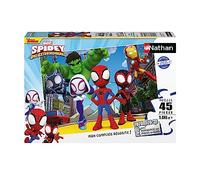 Nathan - Puzzle per bambini - 45 pezzi - Spidey e i suoi fantastici amici - Ragazza o bambino a partire da 5 anni - Puzzle di alta qualità - Cartone spesso e robusto - Azione e avventura - 86197
