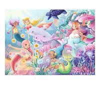 Nathan - Puzzle per bambini - 60 pezzi - Le sirene - Bambina o bambino a partire dai 6 anni - Puzzle di alta qualità - Cartone spesso e resistente - Fantastico - 12001138