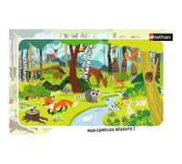 Nathan - Puzzle per bambini - Cornice da 15 pezzi - Animali della foresta - Bambina o bambino a partire da 3 anni - Puzzle di alta qualità - Cartone spesso e resistente - Animali - 86011