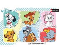 Nathan - Puzzle per bambini - Cornice da 15 pezzi - Ritratti di animali Disney - Ragazza o bambino a partire dai 3 anni - Puzzle di alta qualità - Cartone spesso e resistente - Animali - 86145