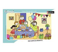 Nathan - Puzzle per bambini - Cornice da 15 pezzi - T'choupi festeggia il suo compleanno - Ragazza o bambino dai 3 anni - Puzzle di alta qualità