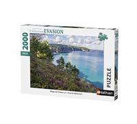 Nathan - Puzzle Spiaggia di Crozon 2000 Pezzi, 87879 - NUOVO