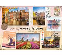 Nathan - Puzzle Vacanze ad Amsterdam - 1500 Pezzi