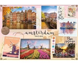 Nathan - Puzzle Vacanze ad Amsterdam - 1500 Pezzi