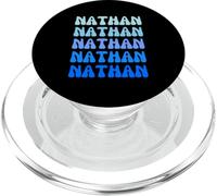 Nathan Retro Name Stack Design PopSockets PopGrip per MagSafe
