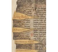 Nathaniel Perry Long Rules (Tascabile) Backwaters Prize in Poetry