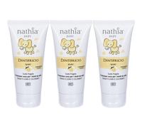 Nathia Baby Dentifricio Gusto Fragola 3x50 ml