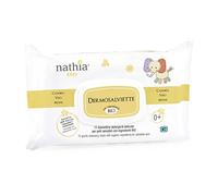 Nathia Dermosalviette, 72 Salviettine delicate per bambini. Pelle sensibile. Con Ingredienti BIO: radice di altea, Calendula, Malva e Argento Colloidale. Detersione e nutrimento la pelle. No parabeni