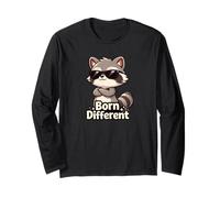 Nati Diversi Bambini Raccoon Chibi Maglia a Manica