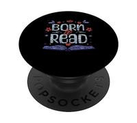 Nati Per Leggere Leggi Lettori Lettore Libro Lettura PopSockets PopGrip Adesivo