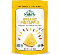 NATIERRA PINEAPPLE FRZ DRD RAW ORG 1,5 once spedizione gratuita in tutto il m...